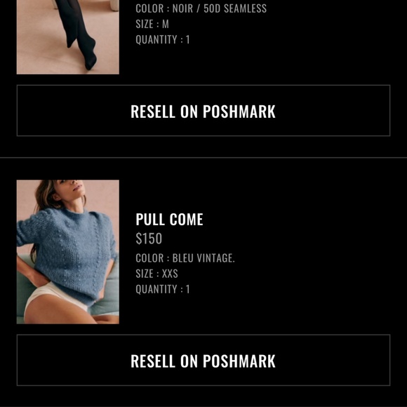 Sezane Come Jumper in Vintage Blue - Picture 10 of 10